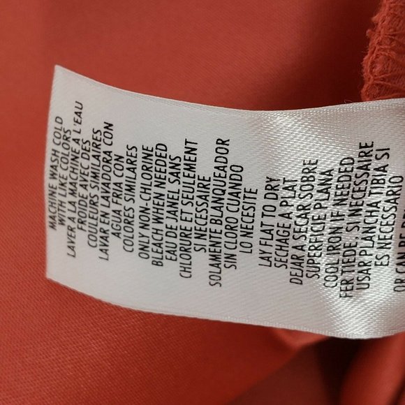 Vintage Casual Corner Button Down Shirt Orange - Picture 7 of 7